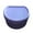 Blue, variant on Eqslft 1 Pc Denture Bath Box Cup, Complete Clean Care for Dentures, Clear Braces, Container False Teeth Storage Box, Individually Sealed
