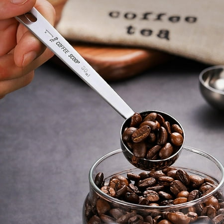 

Eco-friendly Practical Measuring Scoop Stainless Steel Measuring Scoop Coffee Scoop For Home Seasoning Measuring Spoon Kitchen 30ML