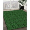 thumbnail image 3 of Ahgly Company Machine Washable Indoor Rectangle Transitional Dark Forest Green Area Rugs, 2' x 3', 3 of 7