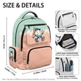 thumbnail image 4 of FKELYI Baseball Drip Print Kids Backpack 17 Inch Schoolbag Primary School Bookbag for Boys Girls Casual Daypack Travel Rucksack with Multi-Pockets for Elementary Student, 4 of 7