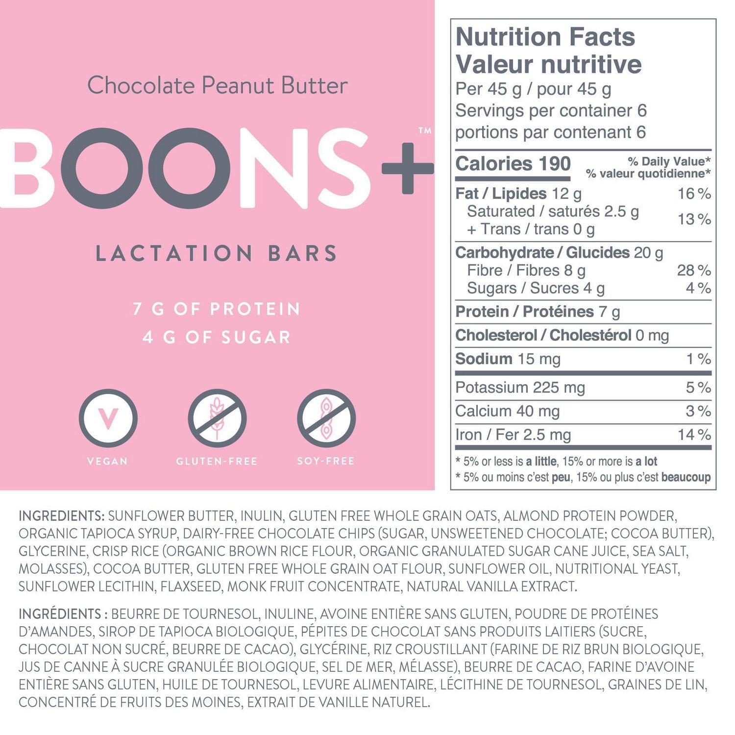 Lactation Bars Peanut Butter & Chocolate