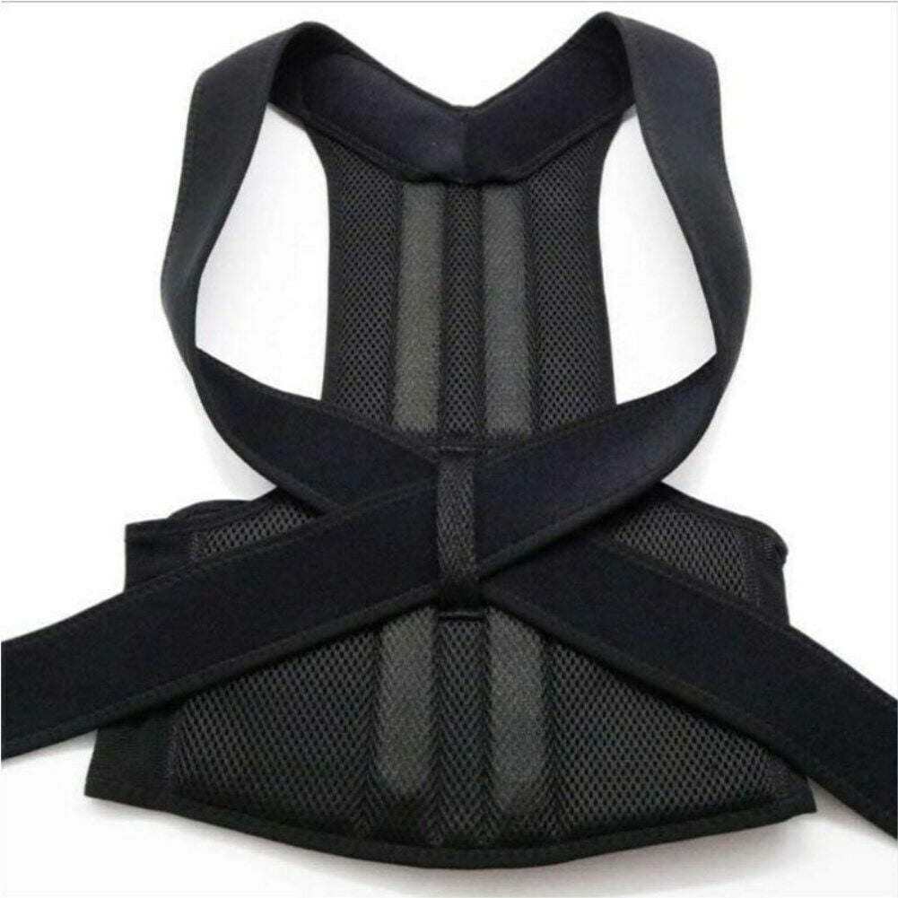 UP TO 5XL Men Women Posture Corrector Adjustable Low Back Support ...