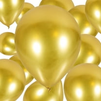 TAILTOSS 50Pcs 9.4X8.7X8.7In Golden Metallic Latex Balloons For Friends And Event Organizers