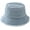 Light Blue, variant on Women Denim Bucket Hat Retro Fringed Casual Caps