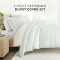 thumbnail image 5 of Duvet Covert Set - Ultra Soft - Light Blue Bohemian Burst of Vines for Queen Size Bedding by Comfort Canopy, 5 of 15