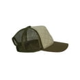 thumbnail image 4 of Top Headwear Fashion Quilted Trucker Cap - Putty/Olive, 4 of 4