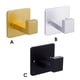 thumbnail image 2 of Bewildely Gancho cuadrado de aluminio para toallas de baño, dormitorio, hogar, baño, ropa, bolso, soporte colgante, accesorios Juegos de accesorios de baño, 2 of 6