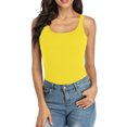 thumbnail image 4 of Sociala Women's Shelf Bra Tank Top Adjustable Wide Strap Cotton Camisole Casual Wear, 4 of 7