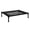 Black Pet Bed, variant on PETMAKER 48x36-Inch Waterproof Replacement Elevated Dog Bed Cover (Blue)