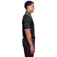 thumbnail image 3 of Devon & Jones Men's CrownLux Performance Plaited Tipped Polo 2XL Black/White, 3 of 3