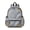 Grey and Gold-1, variant on Blue and Black Checkered Pattern Backpack for School, Cute School Bag with Adjustable Shoulder Straps and Padded Back, 13.4"x11"x4.7"