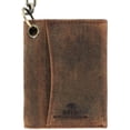 thumbnail image 3 of Cazoro  RFID Vintage Leather Trifold Chain Wallet (Men), 3 of 5