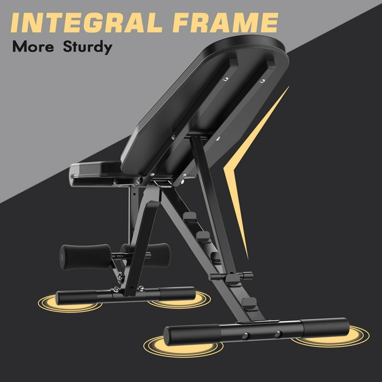 JX FITNESS Adjustable Weight Bench Home Gym Max Weight 300Lbs Walmart