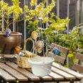 thumbnail image 1 of XM Culture - Maceta para flores, resistente y exquisita, con gancho para colgar plantas, 1 of 8