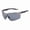 Gunmetal (Black), variant on Men's Xloop Sunglasses Half Rim Shield Wrap Around Sports Shades UV400 Red