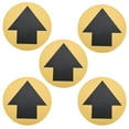 thumbnail image 4 of Floor Sticker 5pcs / Bag  Distance Sign Decal Distance Warning Floor Sticker For Store Hospital, 4 of 8
