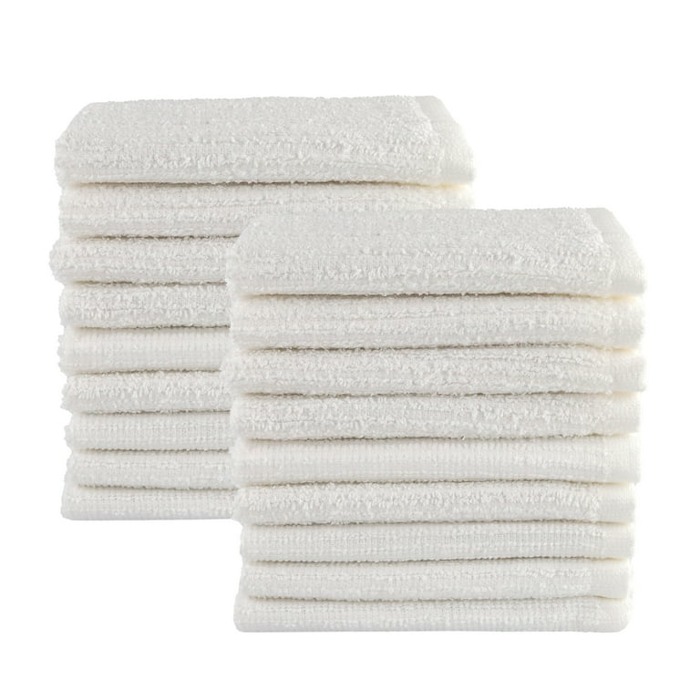 100% Cotton Dish Cloth Wash Cloth Hand Towel Set of 8 or 16 Kitchen  Bathroom Linens Cleaning, 1 unit - Fry's Food Stores
