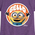 thumbnail image 3 of Despicable Me Minions - Hello Bello - Toddler & Youth Girls Short Sleeve Graphic T-Shirt, 3 of 5