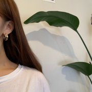Minimalist Double Hoop earrings
