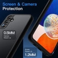 thumbnail image 5 of JETech Matte Case for Samsung Galaxy A14 4G/5G 6.6-Inch, Frosted Translucent Back Protective Slim Phone Cover, Anti-Fingerprints (Black), 5 of 5