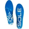SOLE Performance Thick Cork Shoe Insoles with Metatarsal Pads - Men's Size 5/Women's Size 7