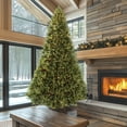 thumbnail image 3 of National Tree Company 12 ft. Pre-Lit Feel Real® Artificial Downswept Douglas® Fir Christmas Tree, Green, Clear Lights, Includes Stand, 3 of 8