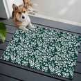 thumbnail image 3 of Entryway Rug 2'x3', Dark Green Spring Floral Small Rug for Kitchen Bathroom Door Mat Indoor Entrance, Farmhouse Flowers Elegant Pastoral Non-Slip Area Rugs Floor Mats Carpet Front Door Rugs, 3 of 8