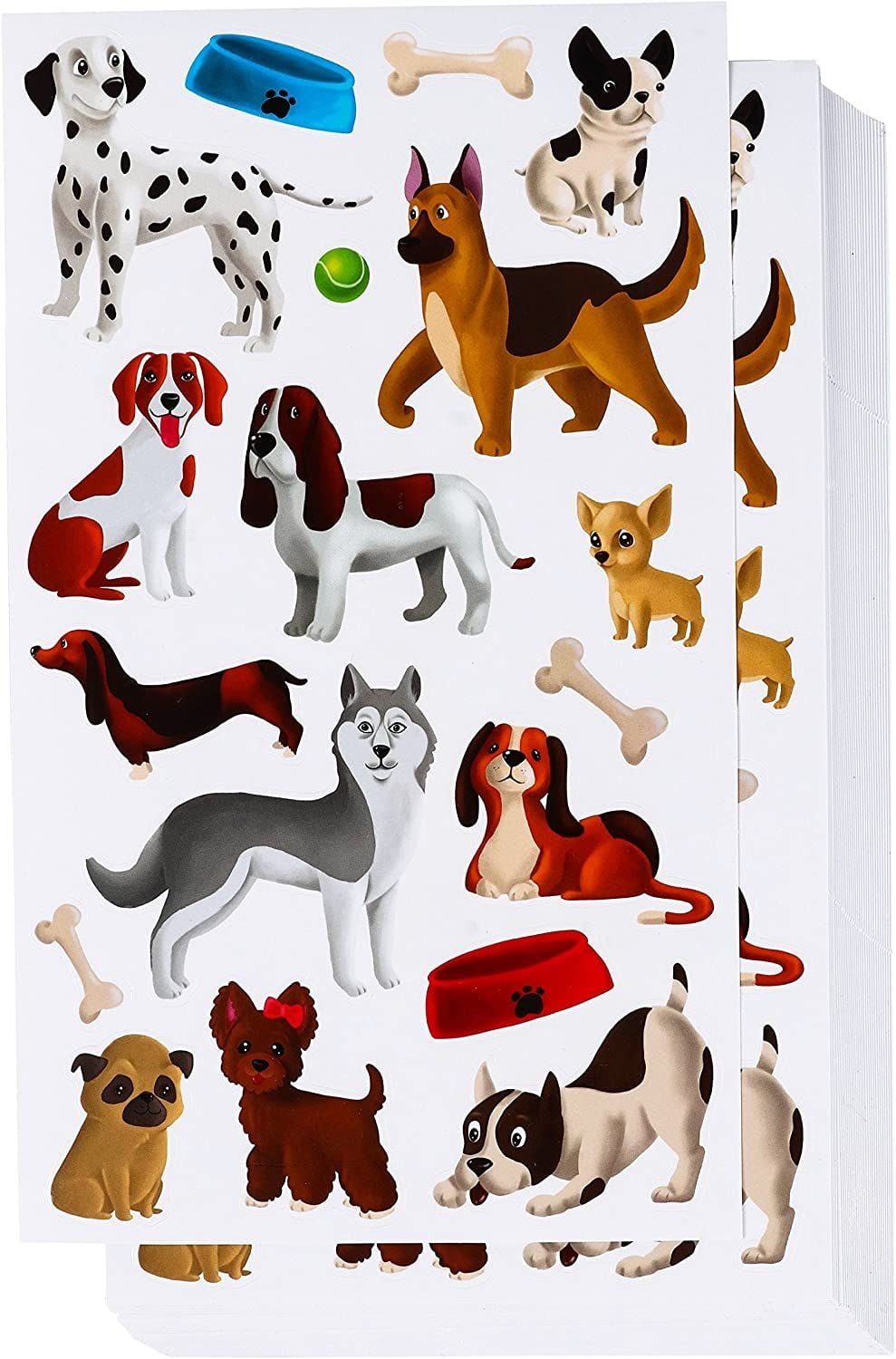 Glitter Stickers Dog Rachael Hale Animal Stickers x 5 Cat Dog Birthday 