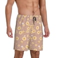 thumbnail image 2 of Bixox Men's Cute Bee printed lightweight casual shorts, soft sleep shorts with pockets., 2 of 7