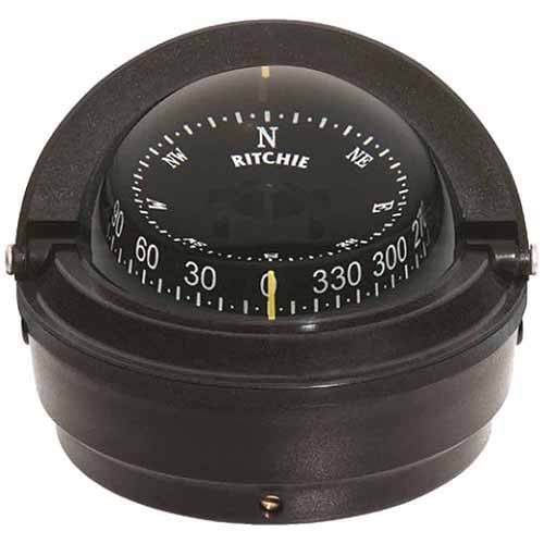 RITCHIE COMPASSES S87 Compass, Surface Mount, 3" Dial, Black Walmart