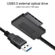 thumbnail image 2 of Usb3.0 /Usb2.0 A Mini Sata 7 + 6 Cable Convertidor Adaptador De 13 Pines Para Computadora Portátil Cd / Dvd Rom Slimline Drive Serendint EL011568-00, 2 of 6