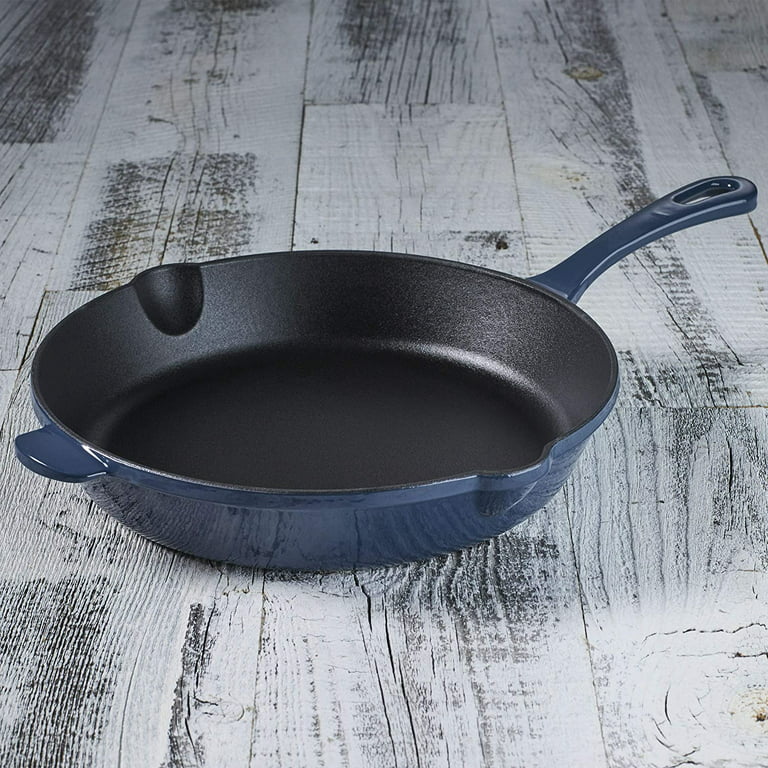 Cuisinart Chef'S Classic Enameled Cast Iron 10 Round Fry Pan-Provencal  Blue 