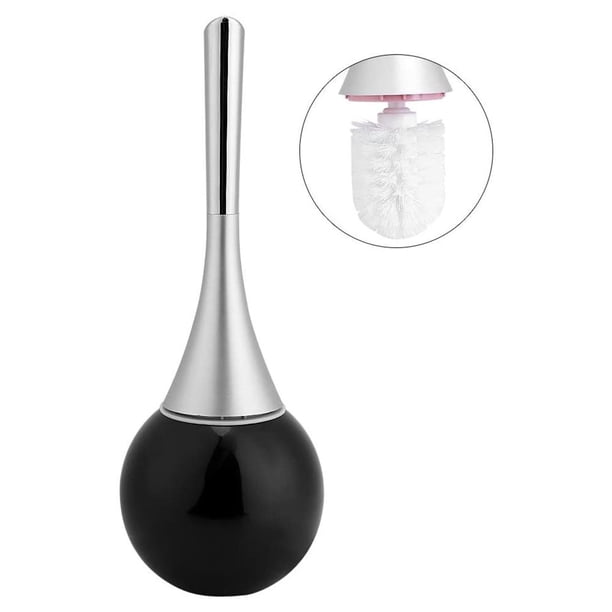Premium Stainless Steel Toilet Bowl Brush and Holder Set in Rose Gold