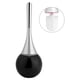 thumbnail image 1 of Cepillos de baño - Cepillo de inodoro de acero inoxidable y soporte Juego de cepillo de limpieza de baño de oro rosa con mango largo de ABS Cepillos de limpieza de baño antisalpicaduras, 1 of 8