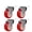 4pcs, variant on Heavy-duty Casters, Rotating Wheels, 360 Degree Silent Rotating Wheels, Used For Furniture, Handcarts, Display Racks ,Quiet and Smooth