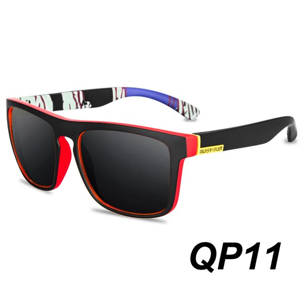Gafas de pesca polarizadas marca QUISVIKER, gafas de sol para hombres y mujeres, gafas deportivas para exteriores, gafas para conducir, gafas UV400 Sun (sin caja de papel) Tan Jianjun unisex