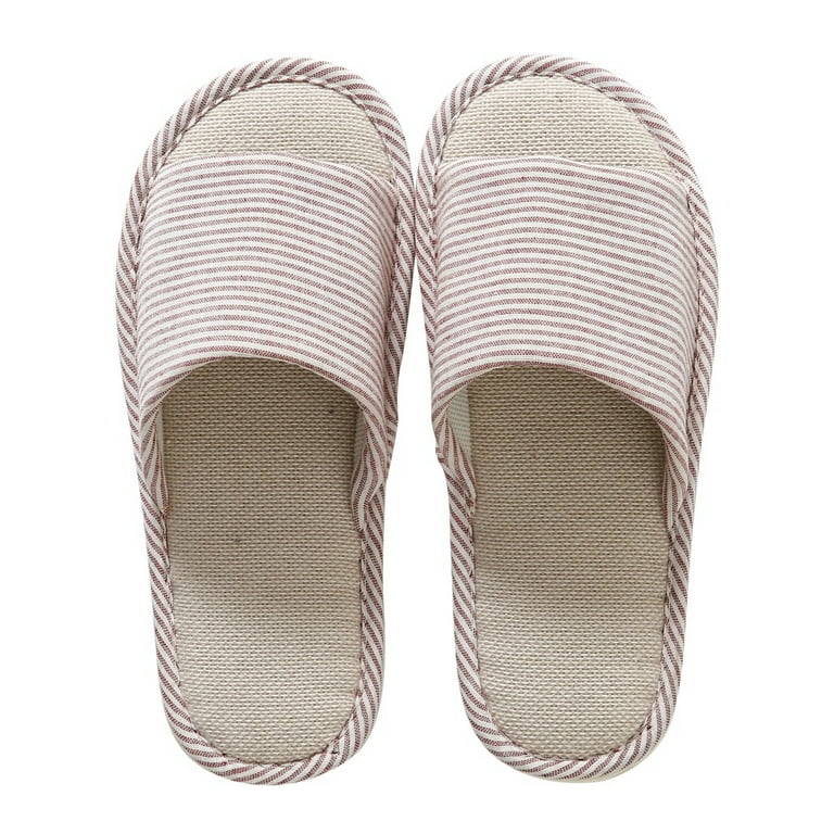 Cotton and Linen Material Cotton Slippers Comfortable and