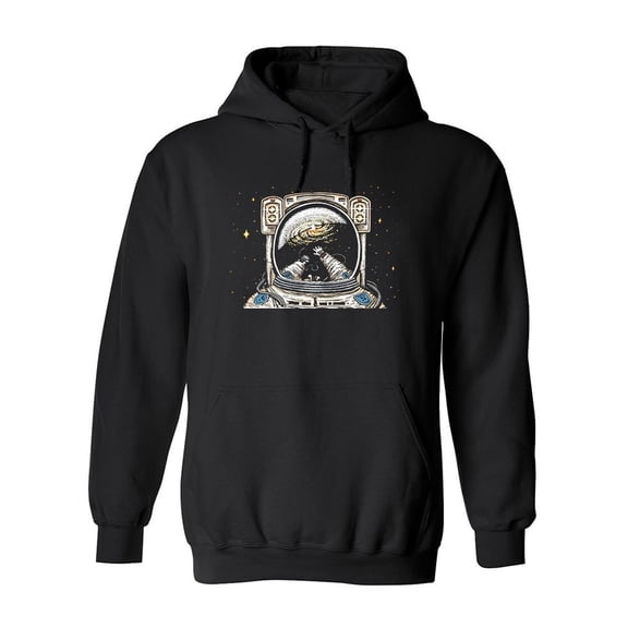 Astronaut Near A Vortex Hoodie Men -Image by Shutterstock, Male x-Large