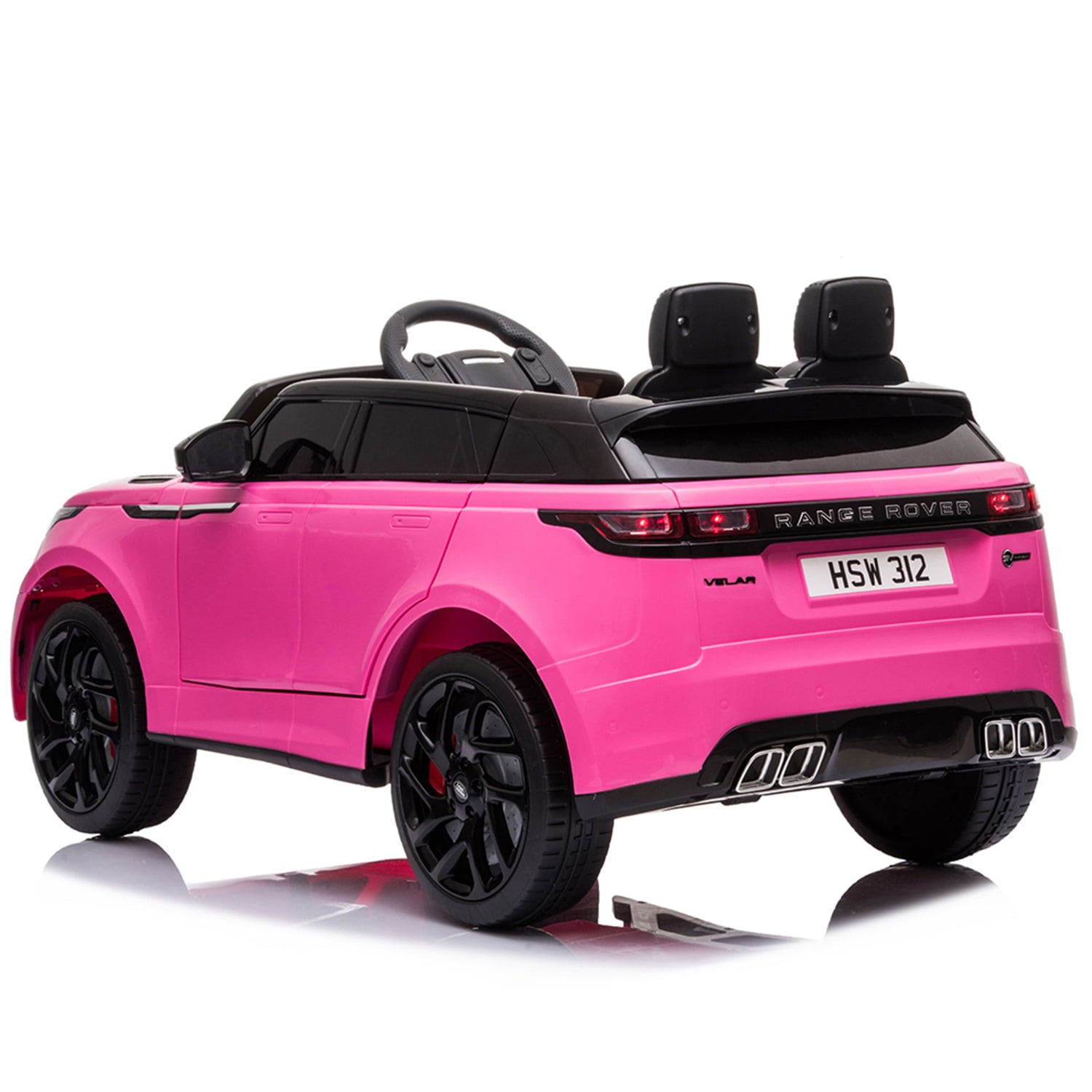 CIPACHO 12 V Licensed Land Rover Kids Ride On Car with Remote Cotrol, Toy Car for Kids Battery Powered Vehicle MP3, Pink CIPACHO 12 V Licensed Land Rover Kids Ride On Car with Remote Cotrol, Toy Car for Kids Battery Powered Vehicle MP3, Pink