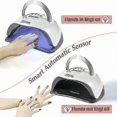 thumbnail image 5 of 280w Uv Led Nail Lamp 57 Led 4 Timer Nail Dryer With Motion Sensing Memory Function Removable For All Nail Gel Light Home Salon Guanguan, 5 of 5