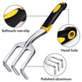 thumbnail image 4 of EIMELI Garden Tool Trowel Fork Gardening Kit Transplant Non-Slip With Hanging Holes 3Pcs Durable Hand Rake, 4 of 8