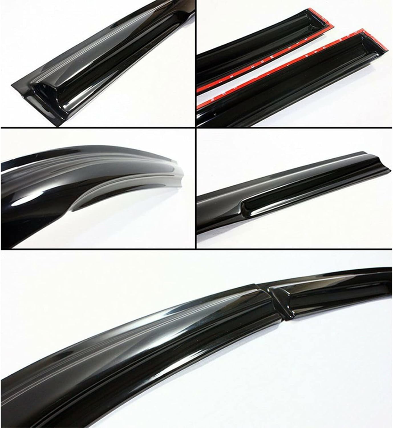 waltyotur Window Vent Visor Rain Guard Shade Replacement for Honda Accord 2008 2009 2010 2011 2012 4Door Sedan