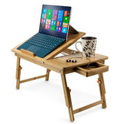 Aleratec Bamboo Lap Desk / Laptop Stand for Devices Up to 15 Inches