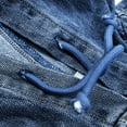 thumbnail image 5 of KIDSCOOL SPACE Boys Denim Jacket,Little Big Kids Simple Design Hooded Jean Coat,Mid Blue,12-13 Years, 5 of 5