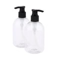 thumbnail image 4 of Botella Plástica Del ANIMAL DOMÉSTICO Del de Vacía 2pcs 350ml / 11.8oz - Negro 350ml 350ml de shamjiam Botella cosmética vacía, 4 of 9