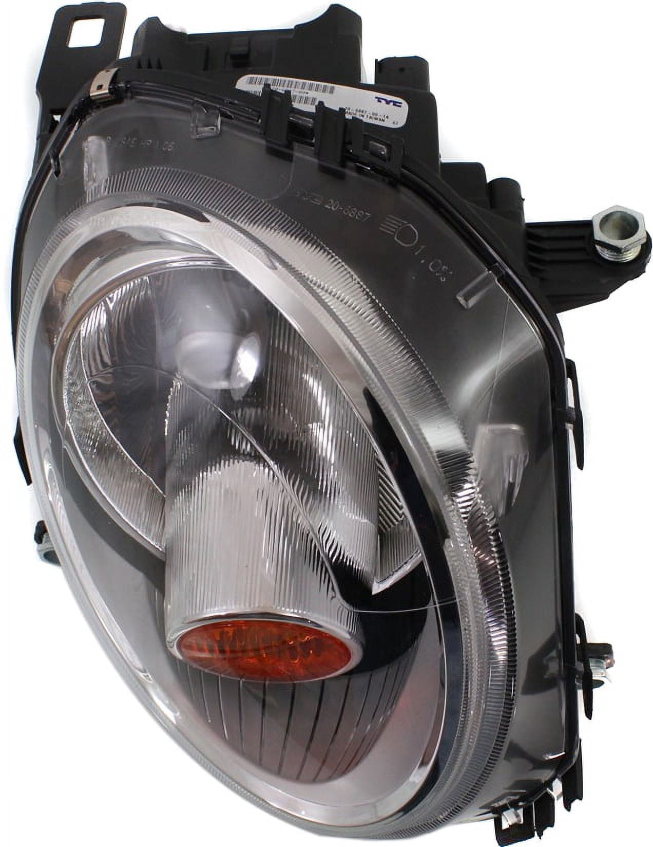 Headlight Compatible With 2007-2015 Mini Cooper Right Passenger Halogen With bulb(s)