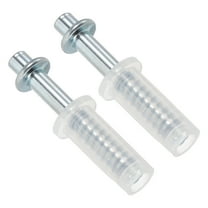 Uxcell Bifold Door Hardware, 0.6 Inch Bi-Fold Door Top Pivot Bifold Closet Door Hardware Repair Part Kit for Folding Closet Sliding Door, White 2Pcs