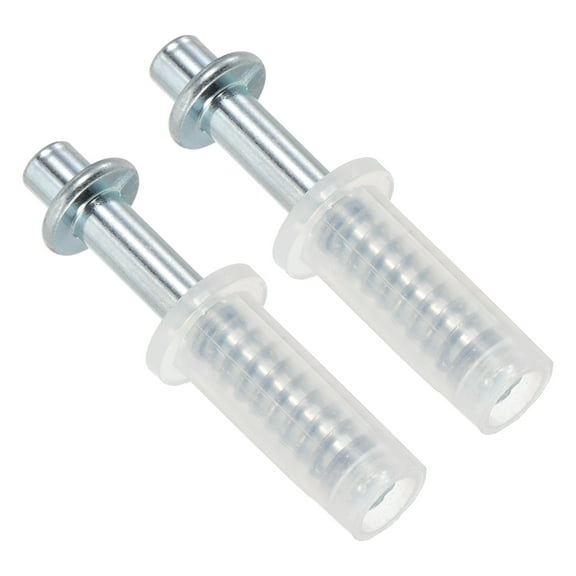 Uxcell Bifold Door Hardware, 0.6 Inch Bi-Fold Door Top Pivot Bifold Closet Door Hardware Repair Part Kit for Folding Closet Sliding Door, White 2Pcs