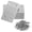 38X60MM, variant on 20Pcs Flat Mending Plate Stainless Steel Flat Bracket Connector Repair Plates for Furniture Door Enduring