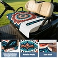 thumbnail image 4 of Premium 51" x 31" Mandala Golf Cart Seat Cover - Microfiber Towel Blanket for EZGO Club Car Yamaha Icon, 4 of 8